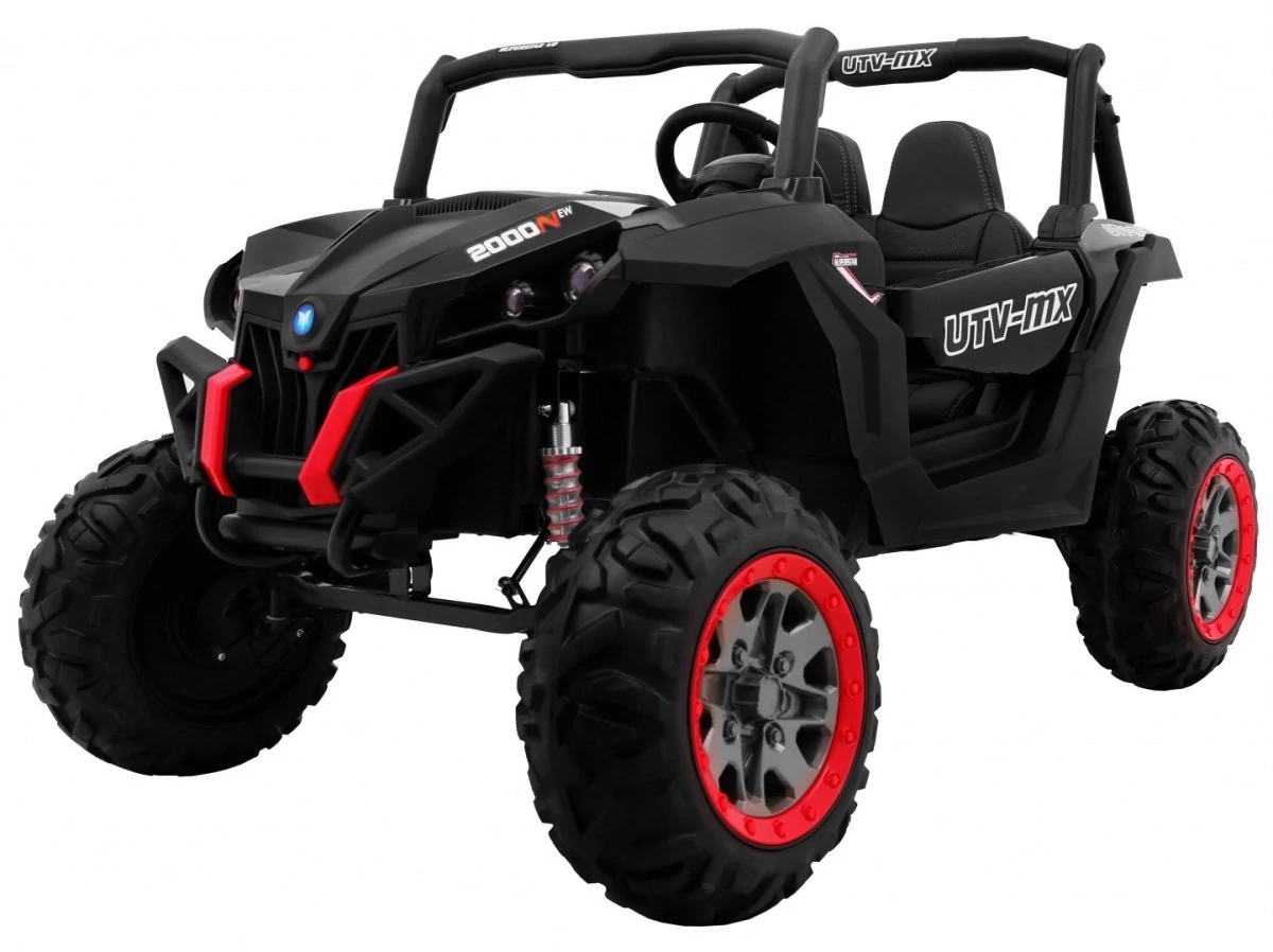 NEW RSX homokfutó 4x4 Li-akku elektromos 2 személyes buggy kisautó piros 2.4 GHZ