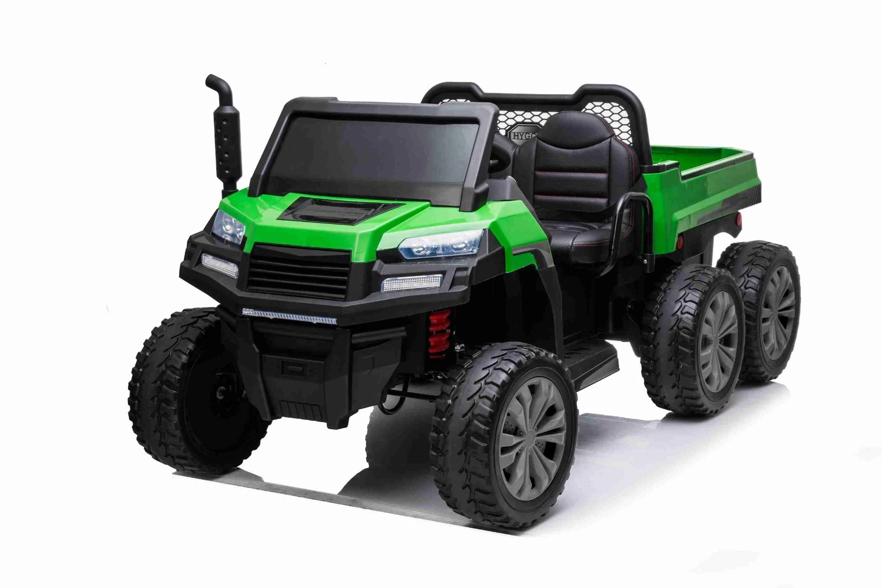 FARM 6x6 elektromos 2 személyes traktor billenő platóval 12 Volt
