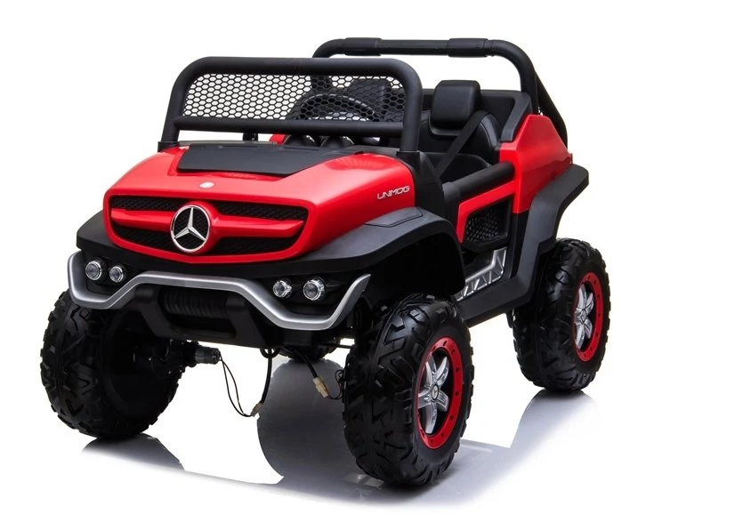 Mercedes Benz Unimog XXL 4x4 elektromos 2 személyes kisautó 2.4 GHZ eredeti Mercedes licenc