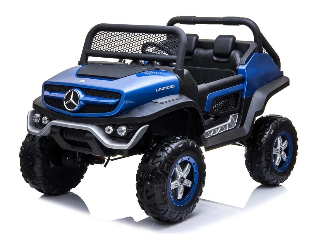 Mercedes Benz Unimog XXL 4x4 elektromos 2 személyes kisautó 2.4 GHZ eredeti Mercedes licenc