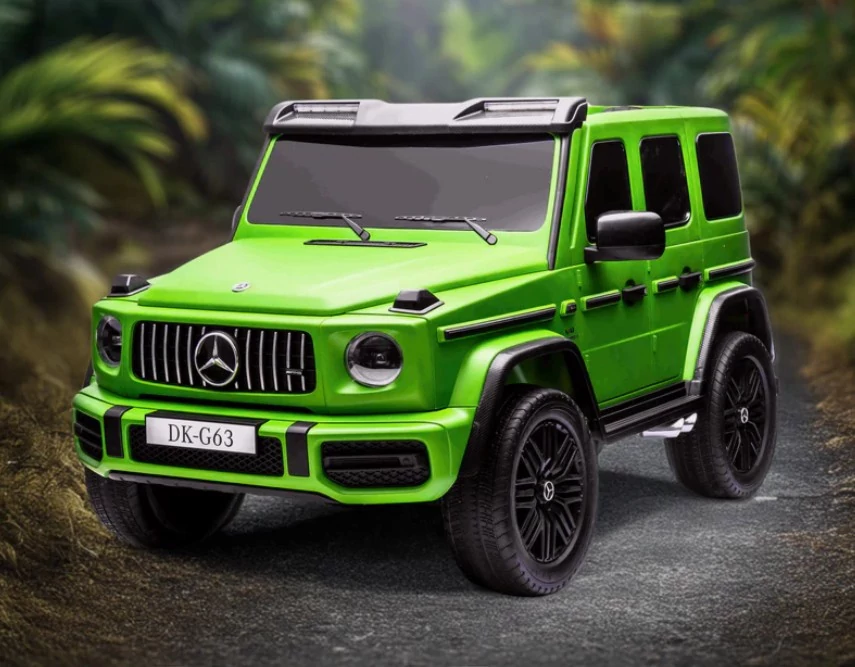 Mercedes G63 AMG 4x4  lakkozott kétszemélyes elektromos kisautó 2.4 eredeti Mercedes licenc