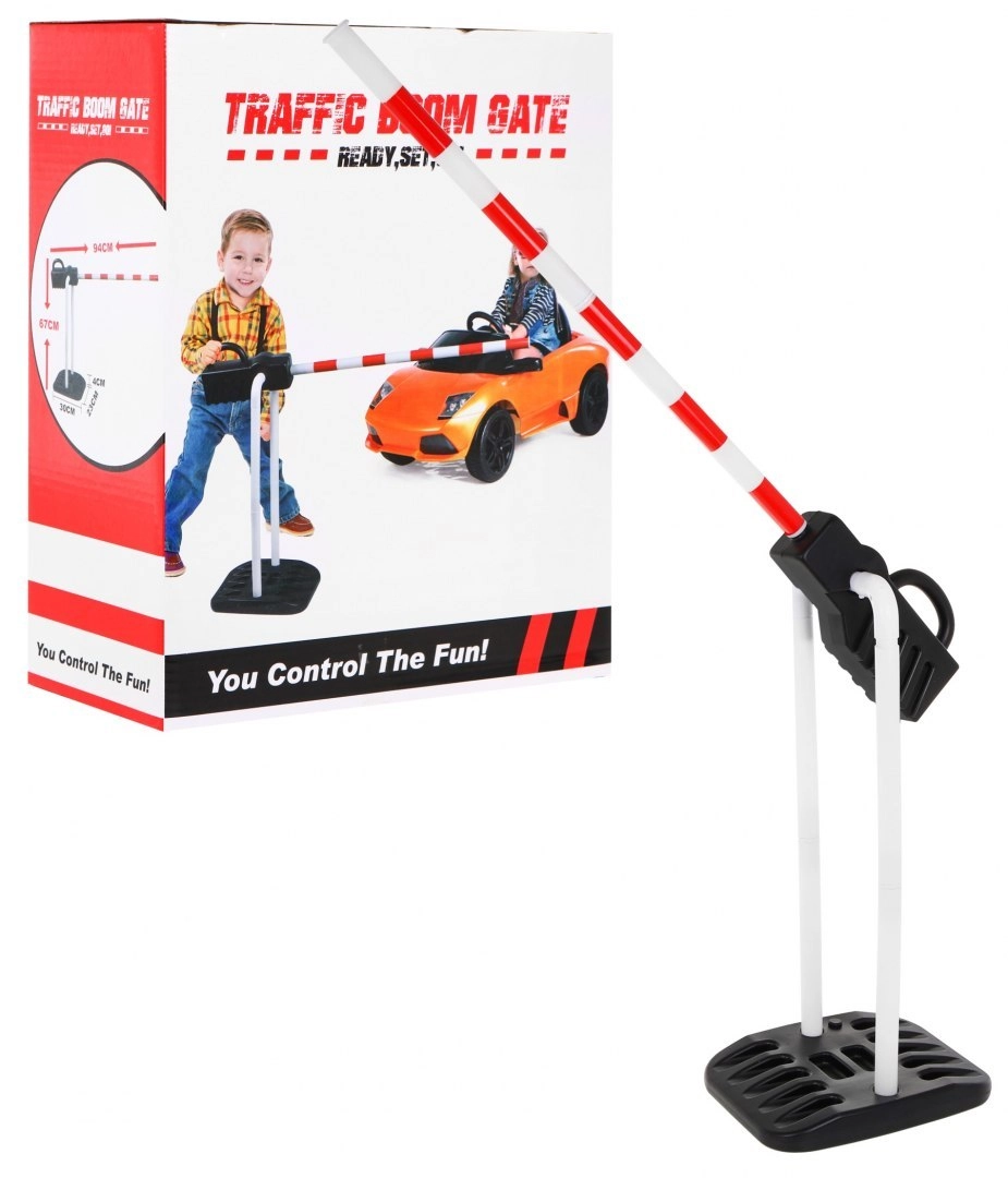 Közlekedési sorompó  elektromos gyermek járművekhez