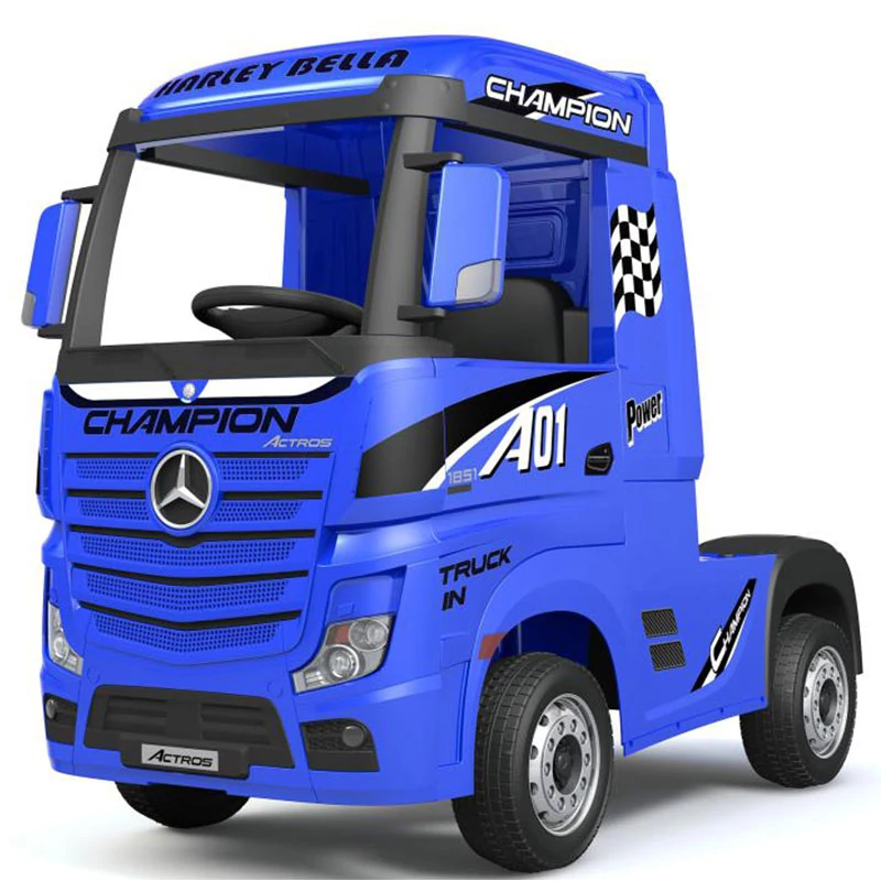 Mercedes Benz Actros kamion 4x4 LCD elektromos kisautó 2.4 eredeti Mercedes licenc 