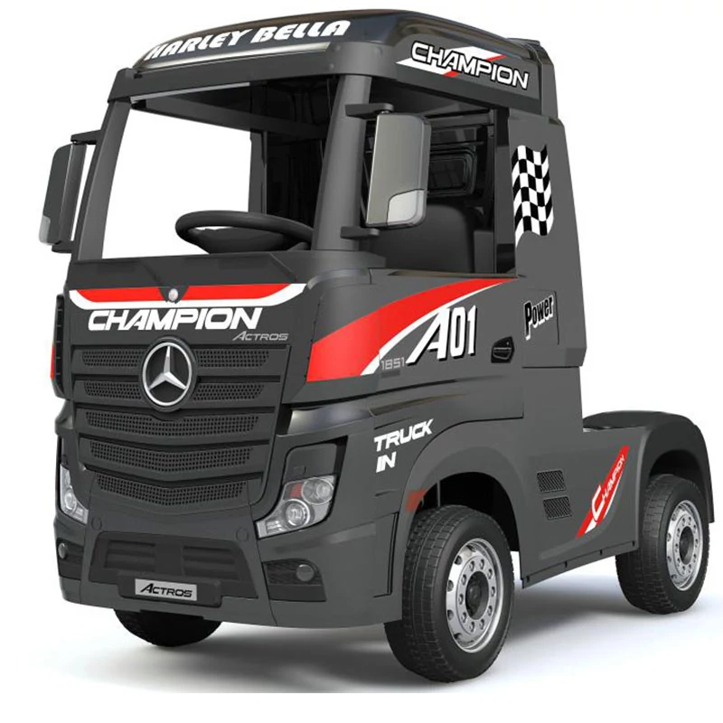 Mercedes Benz Actros kamion 4x4 elektromos kisautó 2.4 eredeti Mercedes licenc