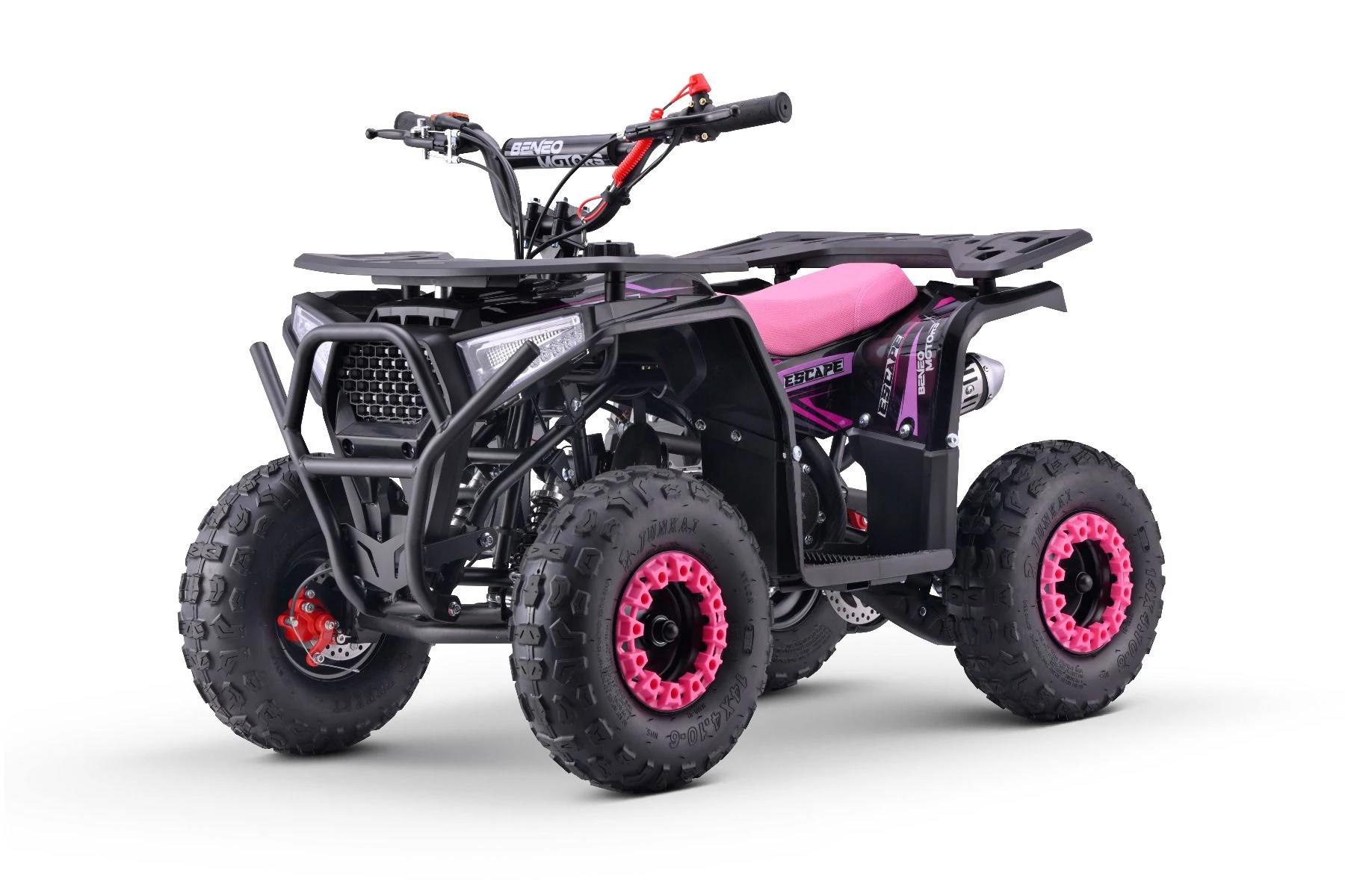 Escape benzines gyerek quad, rózsaszín, 49cm3