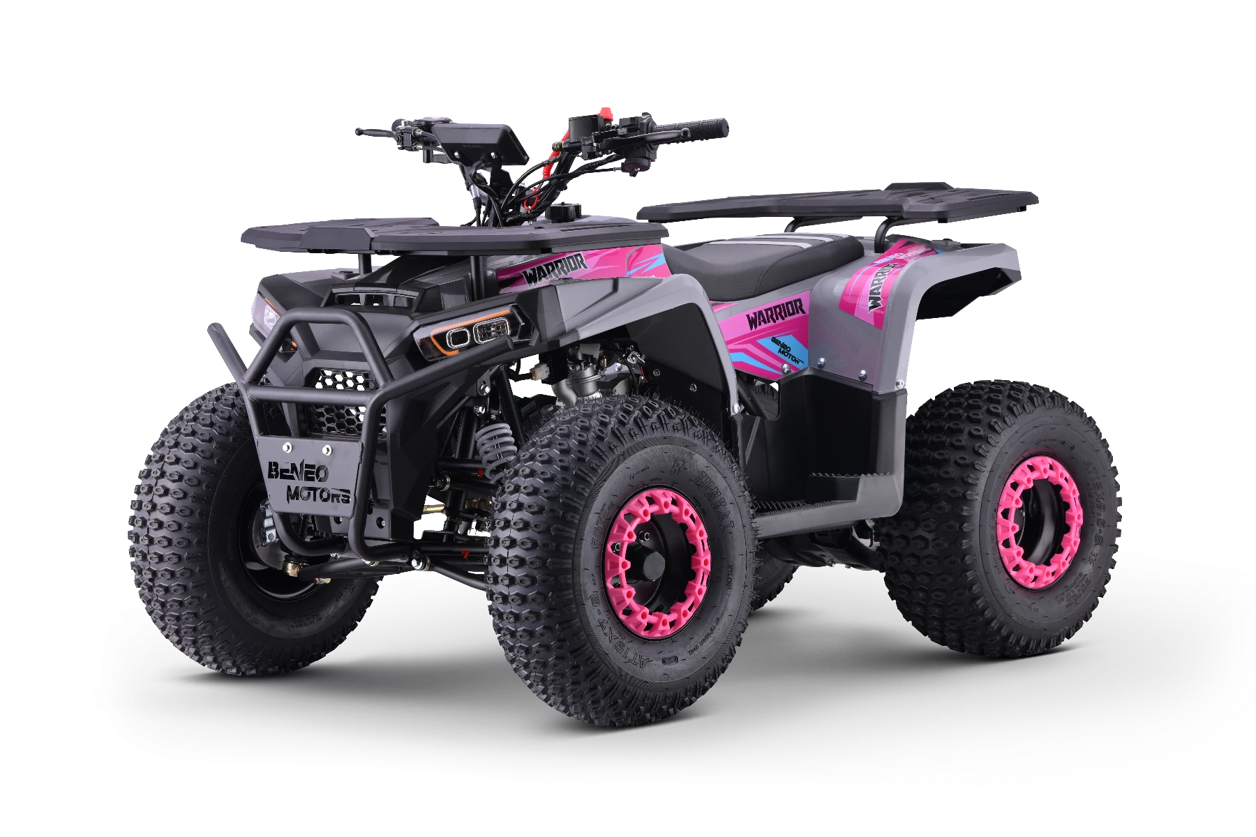 WARRIOR benzines gyerek quad, rózsaszín, 125cm3