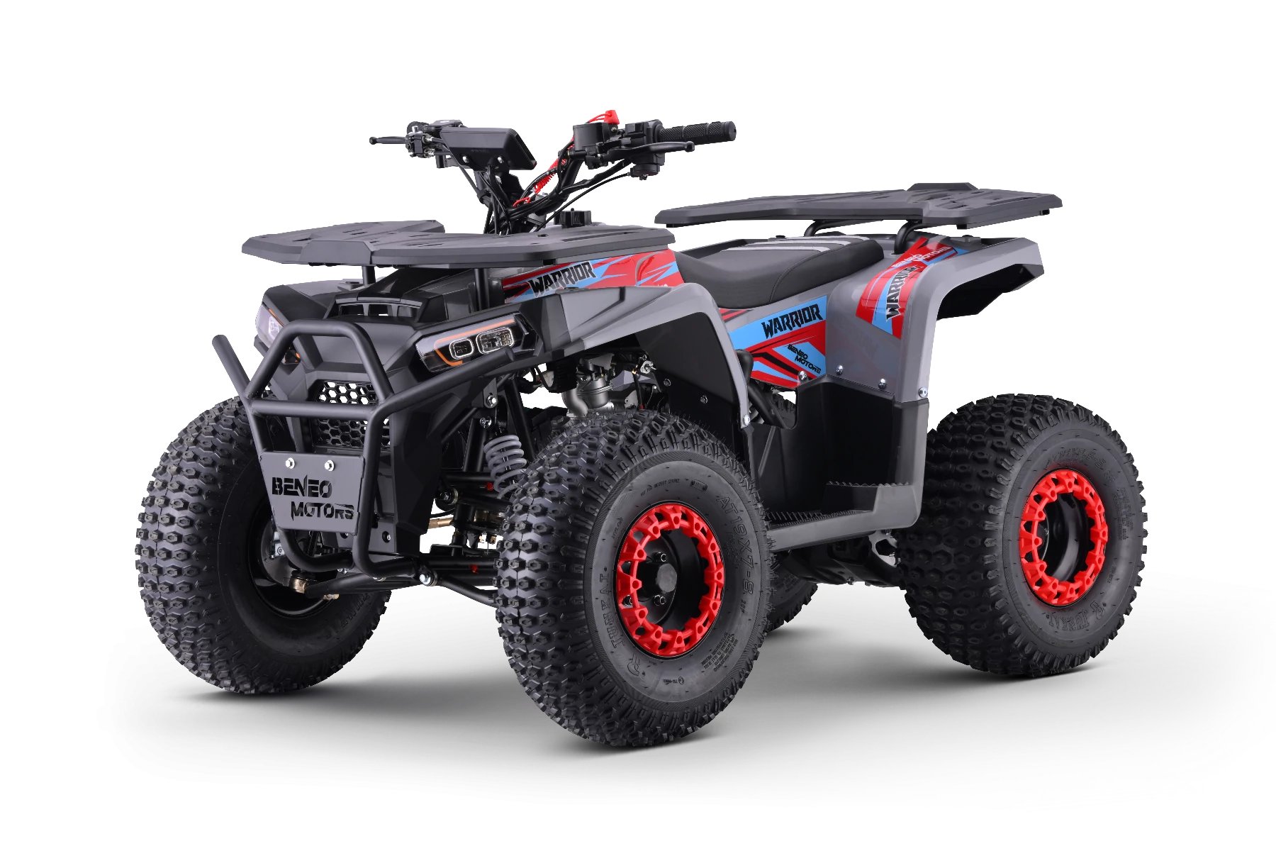 WARRIOR benzines gyerek quad, piros, 125cm3