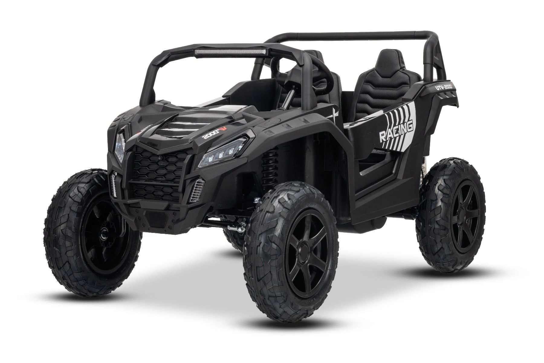 UTV XXL homokfutó 24 VOLT  LI-akku elektromos 2 személyes buggy kisautó fekete